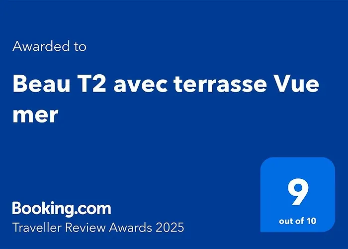 Beau T2 Avec Terrasse Vue Mer
